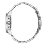 Beverly Hills Polo Club Men's Analog Watch, Dark Blue Dial Multi-Function With Silver Stainless Steel Band, BP3212X.392