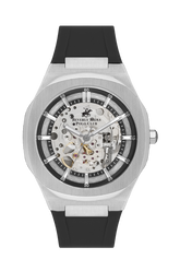 Beverly Hills Polo Club, Men's, Analog Watch, Black Dial, with Silicone Band, BH-BP3543X.351