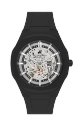 Beverly Hills Polo Club, Men's, Analog Watch, Black Dial, with Silicone Band, BH-BP3543X.651