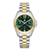 Beverly Hills Polo Club, Men's, Analog Watch, Green Dial, with Stainless Steel Band, BH-BP3653C.270
