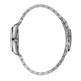 Beverly Hills Polo Club Women's Date Analog Watch with White Mother of Pearl Dial and Silver Stainless Steel Band, BP3654X.320