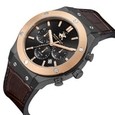 Beverly Hills Polo Club, Men's, Analog Watch, Black Dial, with Leather Band, BH-BP3690X.062