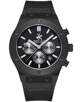 Beverly Hills Polo Club Men's Multifunction Watch with Black Dial and Black Beverly Hills Polo Club and Silicone Band, BP3690X.651