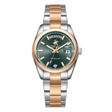 Beverly Hills Polo Club, Men's, Analog Watch, Green Dial, with Stainless Steel Band, BH-BP3709X.570