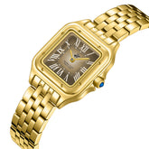 Beverly Hills Polo Club Women's Analog Watch with Gold Dial and Gold Stainless Steel Band, BP3755C.110