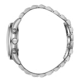 Beverly Hills Polo Club Men's Multifunction Watch with White Mother of Pearl Dial and Silver and rose-gold-111 Stainless Steel Band, BP3782X.560