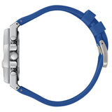 Beverly Hills Polo Club Men's Multifunction Watch with Dark Blue Dial and Blue Silicone Band, BP3783X.399