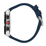 Beverly Hills Polo Club Men's Multifunction Watch with Dark Blue Dial and Blue Silicone Band, BP3784X.399