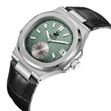 Beverly Hills Polo Club Men's Multifunction Watch with Green Dial and Black Beverly Hills Polo Club Band, BP3792X.371