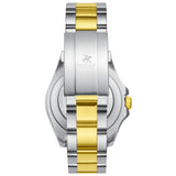 Beverly Hills Polo Club Men's Date Analog Watch with Dark Green Dial and Silver and Gold Stainless Steel Band, BP3797X.270