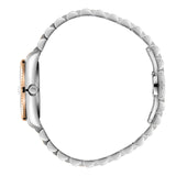 Beverly Hills Polo Club Women's Analog Watch, Silver Dial With Two Tone Stainless Steel Band, BP3827X.530