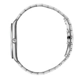 Beverly Hills Polo Club Men's Slim Analog Watch, Silver Dial With Silver Stainless Steel Band, BP3830X.330