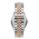 Beverly Hills Polo Club Men's Slim Analog Watch, Green Dial With Two Tone Stainless Steel Band, BP3830X.570