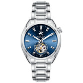 Beverly Hills Polo Club, Men's, Analog Watch, Blue Dial, with Stainless Steel Band, BH-BP3834X.390