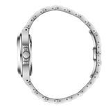 Beverly Hills Polo Club Men's Automatic Watch with Blue Dial and Silver Stainless Steel Band, BP3835X.300