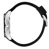 Beverly Hills Polo Club Men's Analog Watch, Black Dial Multi-Function With Black Silicon Strap, BP3837X.361