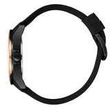 Beverly Hills Polo Club Men's Analog Watch, Gun Black Dial Multi-Function With Black Silicon Strap, BP3837X.651