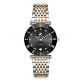 Beverly Hills Polo Club Women's Analog Watch, Gun Dial  With Two Tone Stainless Steel Band, BP3839C.560