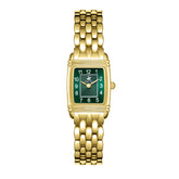 Beverly Hills Polo Club Women's Analog Watch, Green Dial With Golden Stainless Steel Band, BP3840C.170
