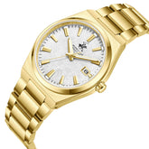 Beverly Hills Polo Club, Men's, Analog Watch, Silver Dial, with Stainless Steel Band, BH-BP3851X.120