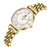 Beverly Hills Polo Club, Men's, Analog Watch, Gold Dial, with Stainless Steel Band, BH-BP3853X.120