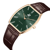 Beverly Hills Polo Club, Men's, Analog Watch, Green Dial, with Leather Band, BH-BP3863X.472