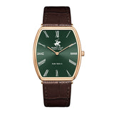 Beverly Hills Polo Club, Men's, Analog Watch, Green Dial, with Leather Band, BH-BP3863X.472