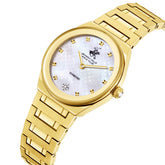 Beverly Hills Polo Club, Men's, Analog Watch, Gold Dial, with Stainless Steel Band, BH-BP3866C.120