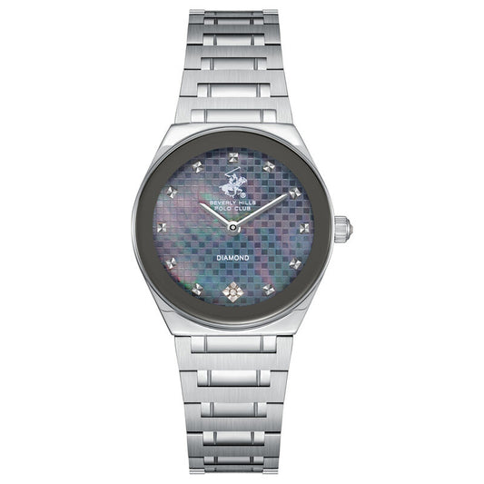 Beverly Hills Polo Club, Men's, Analog Watch, Black Dial, with Stainless Steel Band, BH-BP3866C.350