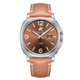Beverly Hills Polo Club, Men's, Analog Watch, Brown Dial, with Leather Band, BH-BP3867X.364