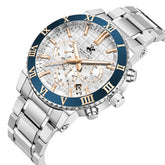 Beverly Hills Polo Club, Men's, Analog Watch, Silver Dial, with Stainless Steel Band, BH-BP3869X.330