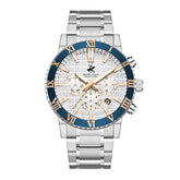 Beverly Hills Polo Club, Men's, Analog Watch, Silver Dial, with Stainless Steel Band, BH-BP3869X.330