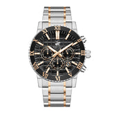 Beverly Hills Polo Club, Men's, Analog Watch, Black Dial, with Stainless Steel Band, BH-BP3869X.550