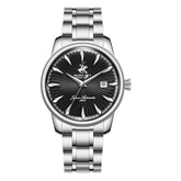 Beverly Hills Polo Club, Men's, Analog Watch, Black Dial, with Stainless Steel Band, BH-BP3880X.360