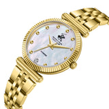 Beverly Hills Polo Club, Men's, Analog Watch, Gold Dial, with Stainless Steel Band, BH-BP3881X.120