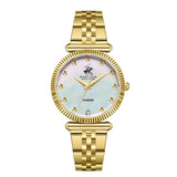 Beverly Hills Polo Club, Men's, Analog Watch, Gold Dial, with Stainless Steel Band, BH-BP3881X.120
