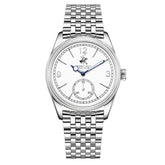 Beverly Hills Polo Club men analog watch, white dial with stainless steel band, model BH-BP3890X.330, Bahrain