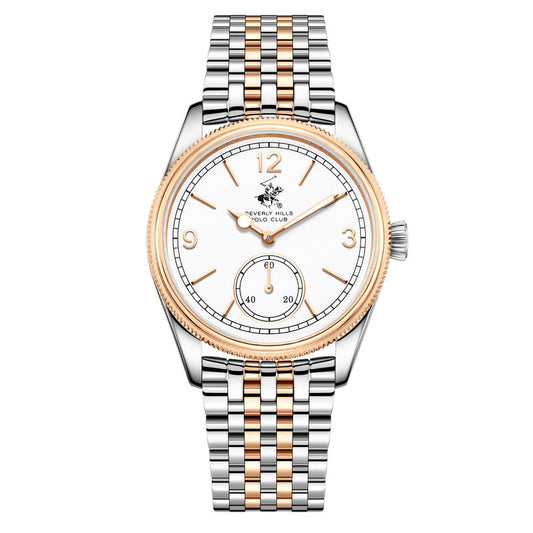 Beverly Hills Polo Club, Men's, Analog Watch, Gold Dial, with Stainless Steel Band, BH-BP3890X.530