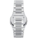 Beverly Hills Polo Club Men's Analog Watch with Gunmetal Black Dial and Silver Stainless Steel Band, BP3897X.350