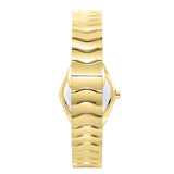 Beverly Hills Polo Club Women's Analog Watch with White Mother of Pearl Dial and Gold Stainless Steel Band, BP3904C.120