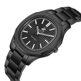 Beverly Hills Polo Club Men's Analog Watch with Gunmetal Black Dial and Gunmetal Stainless Steel Band, BP3906X.050