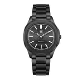 Beverly Hills Polo Club Men's Analog Watch with Gunmetal Black Dial and Gunmetal Stainless Steel Band, BP3906X.050