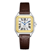 Beverly Hills Polo Club Women's Analog Watch Gift Set with Silver Dial and Brown Leather Band, BP3908C.232
