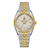Beverly Hills Polo Club Men's Analog Watch Gift Set with Grey Dial and Two Tone Stainless Steel Band, BP3911X.260