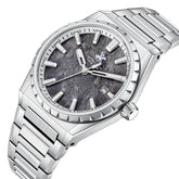 Beverly Hills Polo Club Men's Date Analog Watch with Silver Dial and Silver Stainless Steel Band, BP3918X.350