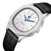 Beverly Hills Polo Club Slim Tech Men's Analog Watch with Silver Dial and Black Band, BP3919X.331