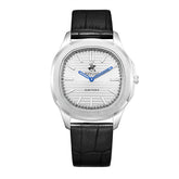 Beverly Hills Polo Club Slim Tech Men's Analog Watch with Silver Dial and Black Band, BP3919X.331