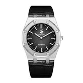 Beverly Hills Polo Club Men's Analog Watch with Gunmetal Black Dial and Black Leather Band, BP3924X.351
