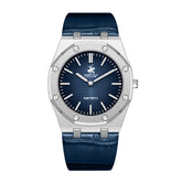 Beverly Hills Polo Club Men's Analog Watch with Dark Blue Dial and Dark Blue Leather Band, BP3924X.399