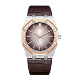 Beverly Hills Polo Club Men's Analog Watch with Dark Brown Dial and Dark Brown Leather Band, BP3924X.542